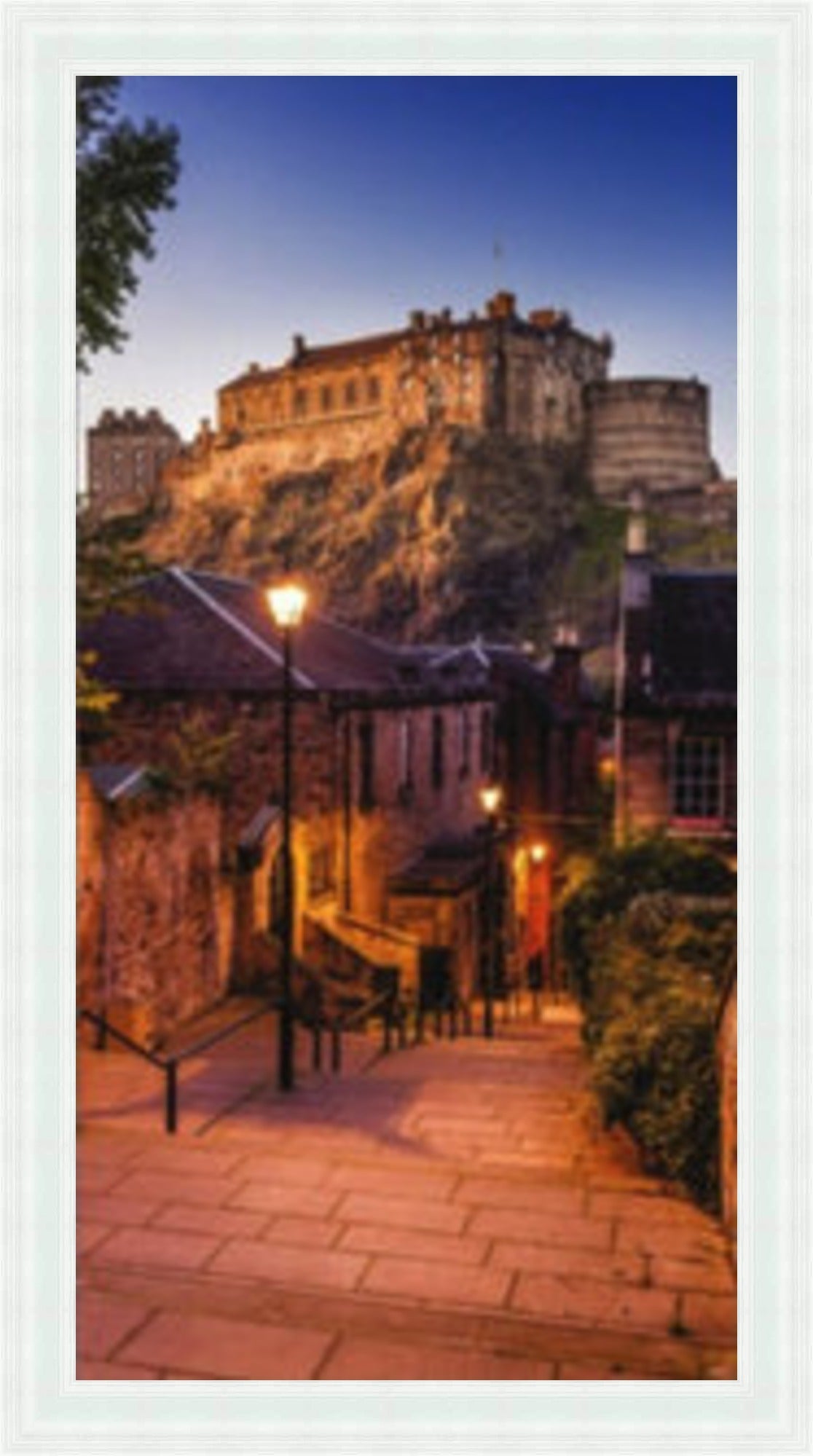 Edinburgh Castle - Colour Burst - Slim Frame