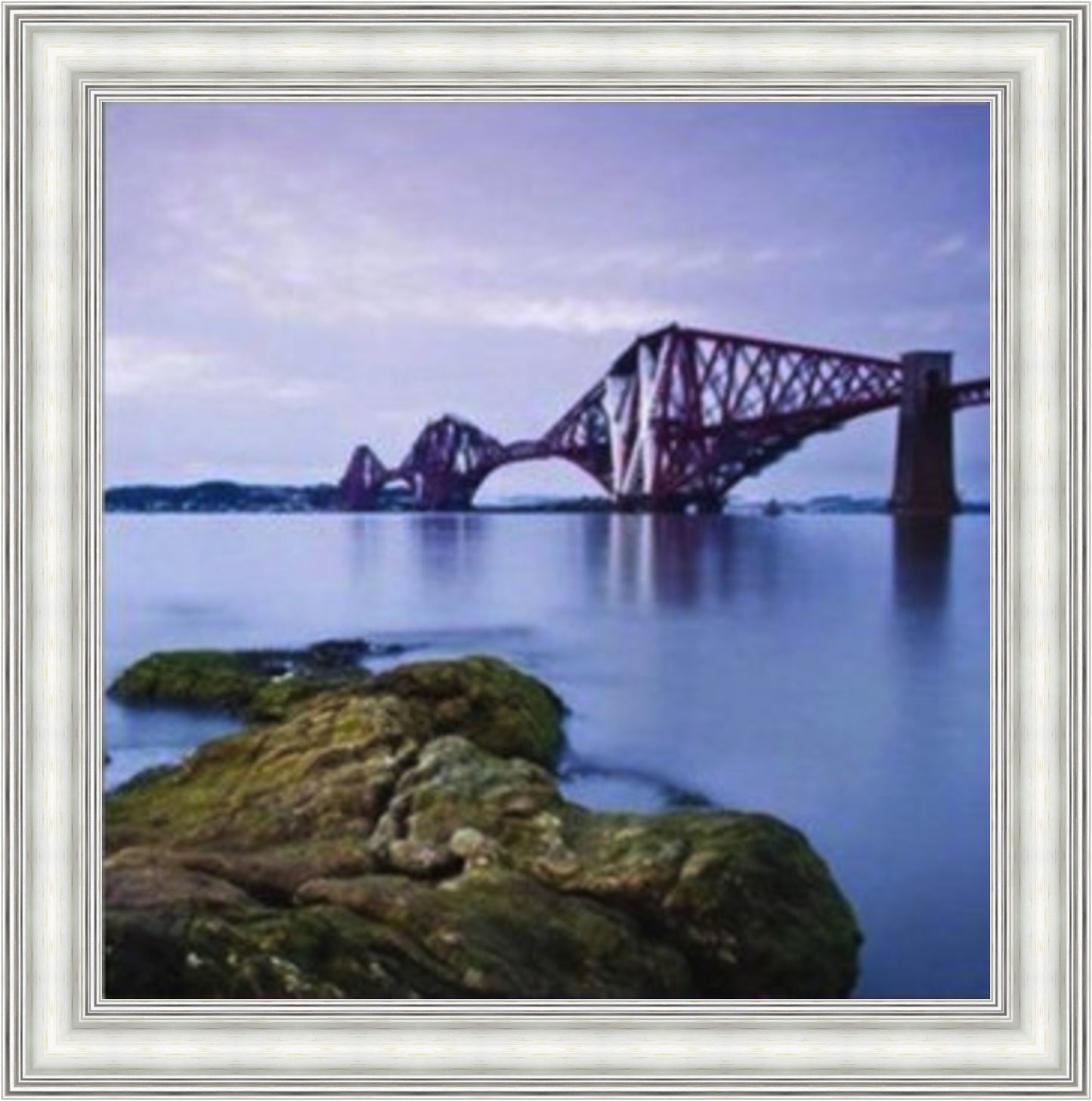 Forth Rail and Road Bridges, Edinburgh - Colour Burst - Slim Frame