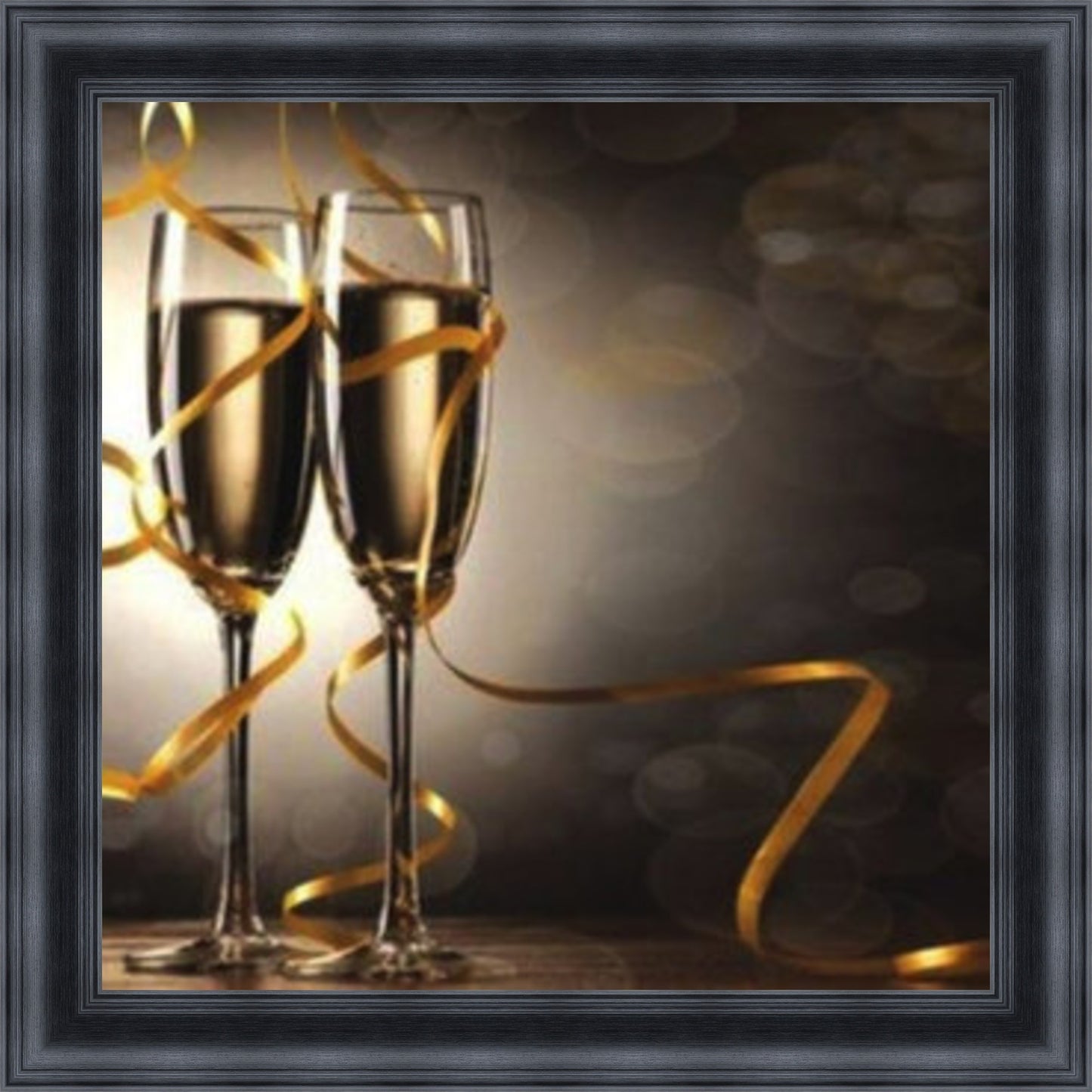 Golden Champagne Celebrations - Slim Frame