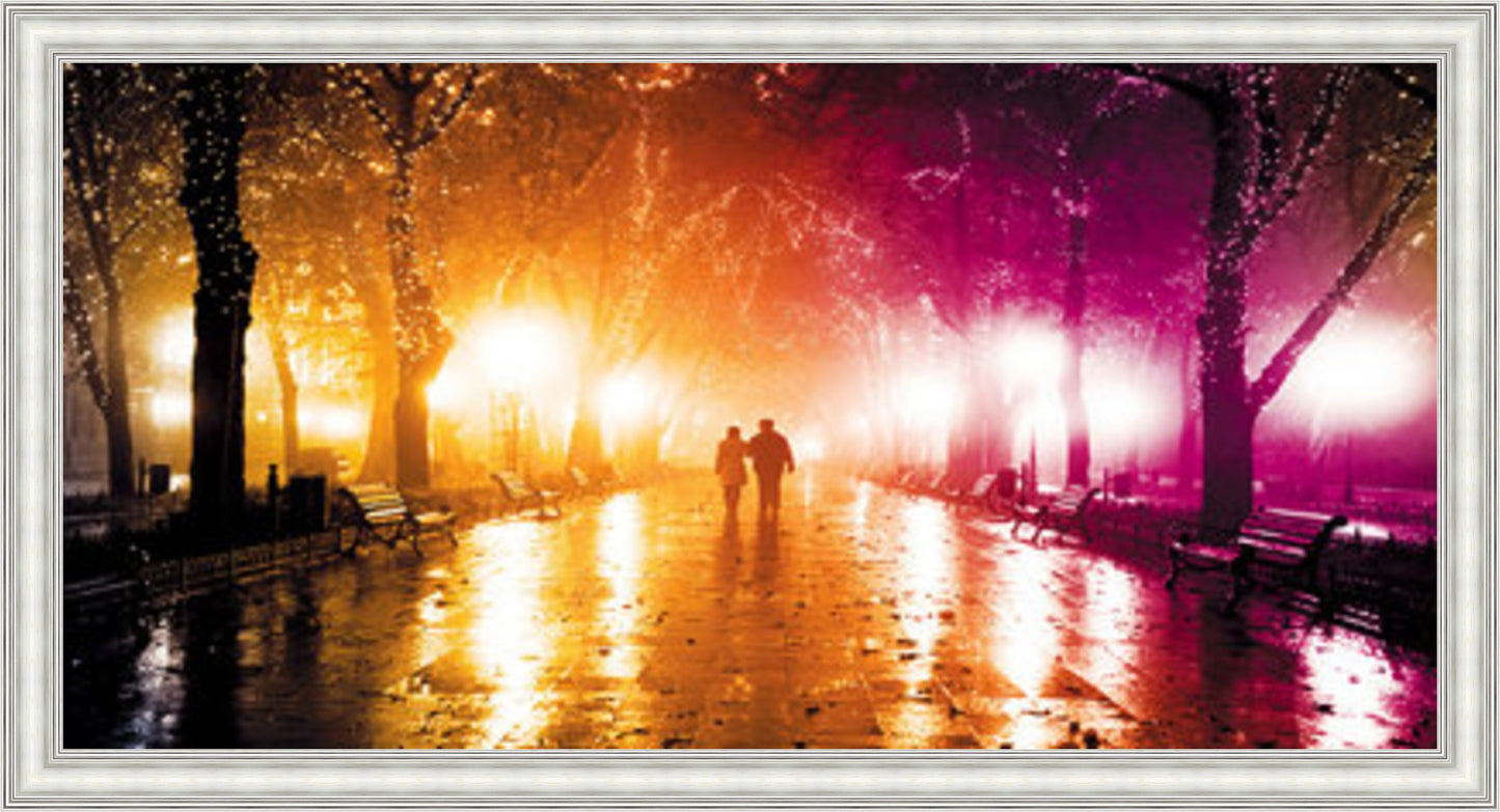 Lovers Walk - Colour Explosion - Slim Frame
