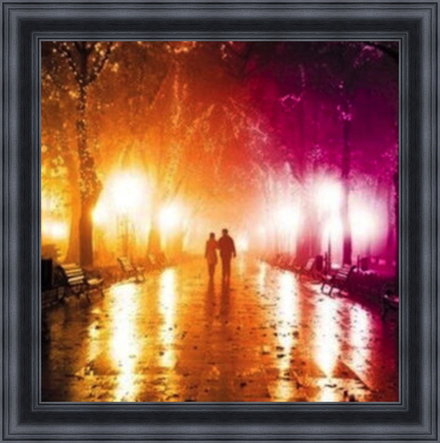 Lovers Walk - Colour Explosion - Slim Frame