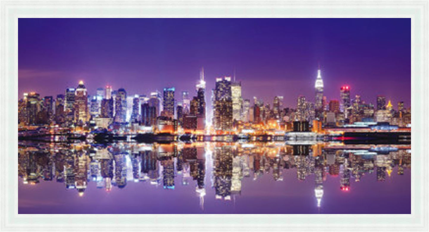 Manhattan Skyline - Colour Explosion - Slim Frame