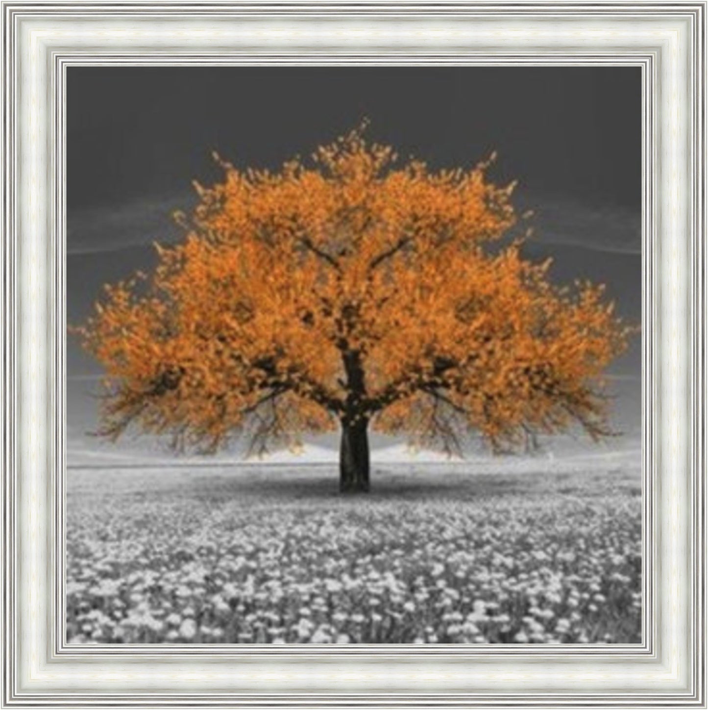 Orange Cherry Blossom Tree - Slim Frame