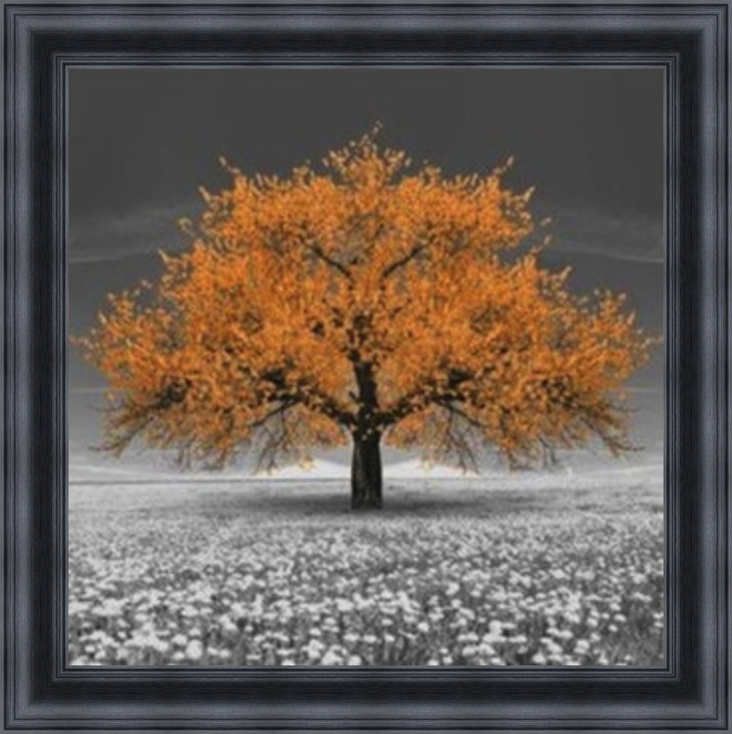 Orange Cherry Blossom Tree - Slim Frame