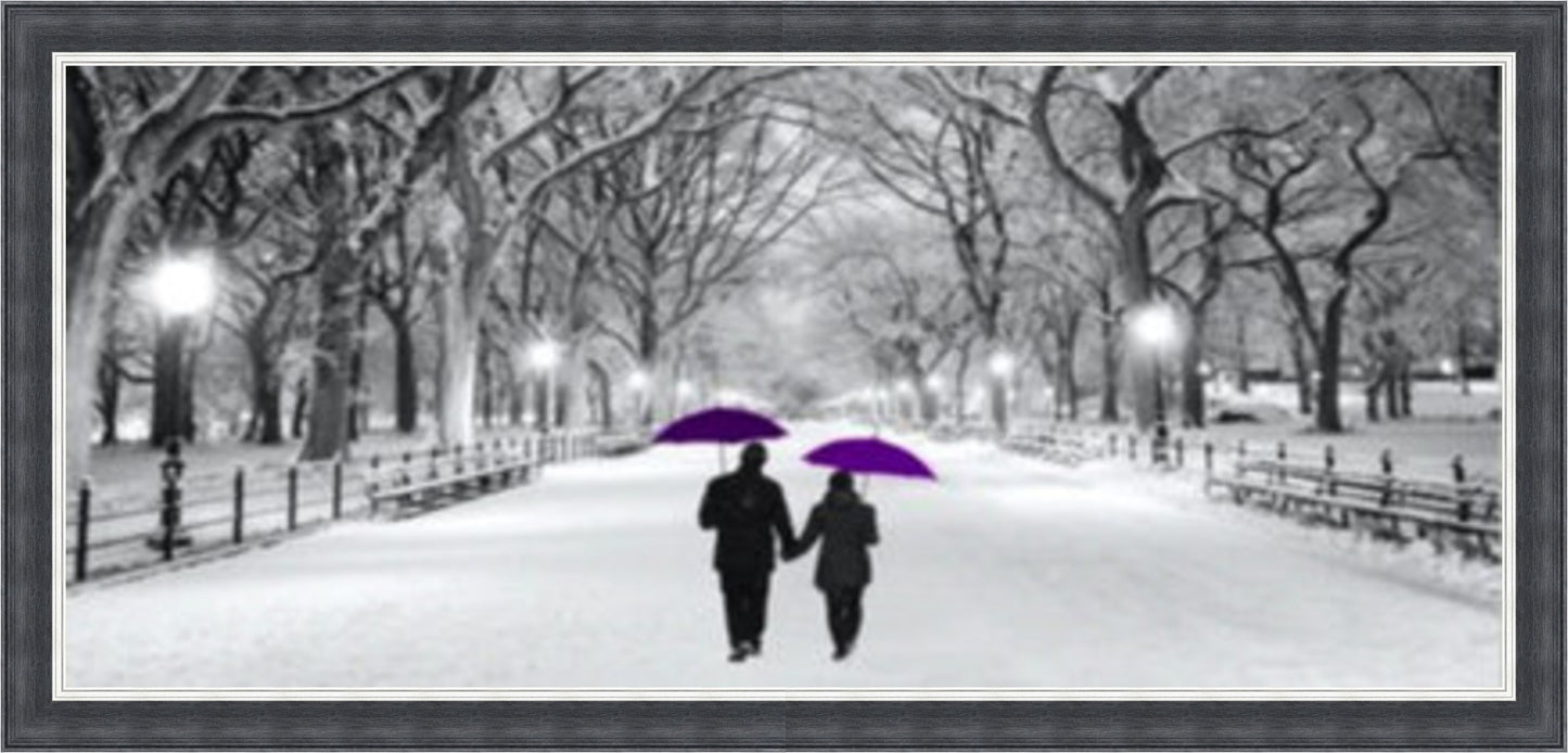 Romantic Stroll - Purple - Slim Frame