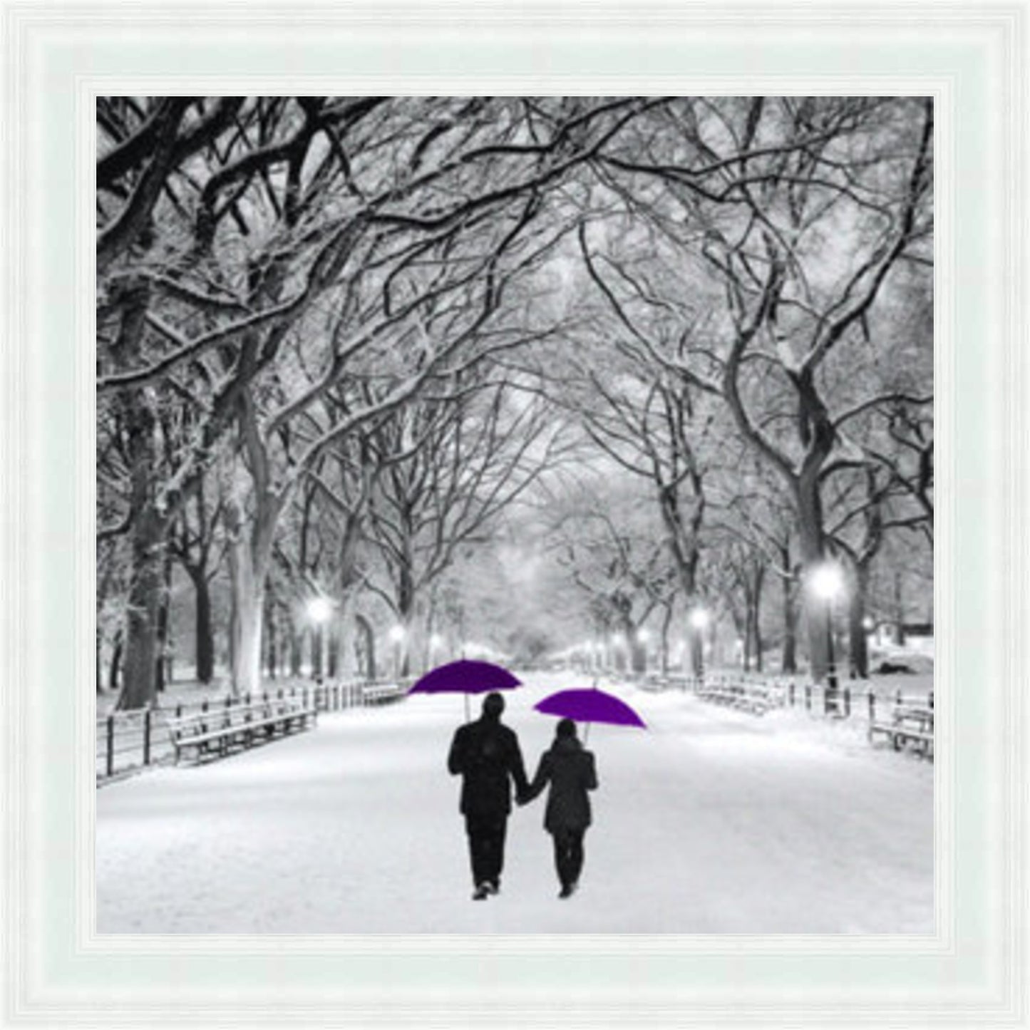 Romantic Stroll - Purple - Slim Frame