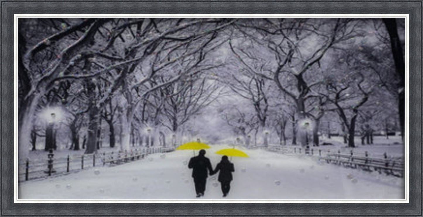 Romantic Stroll - Yellow - Slim Frame