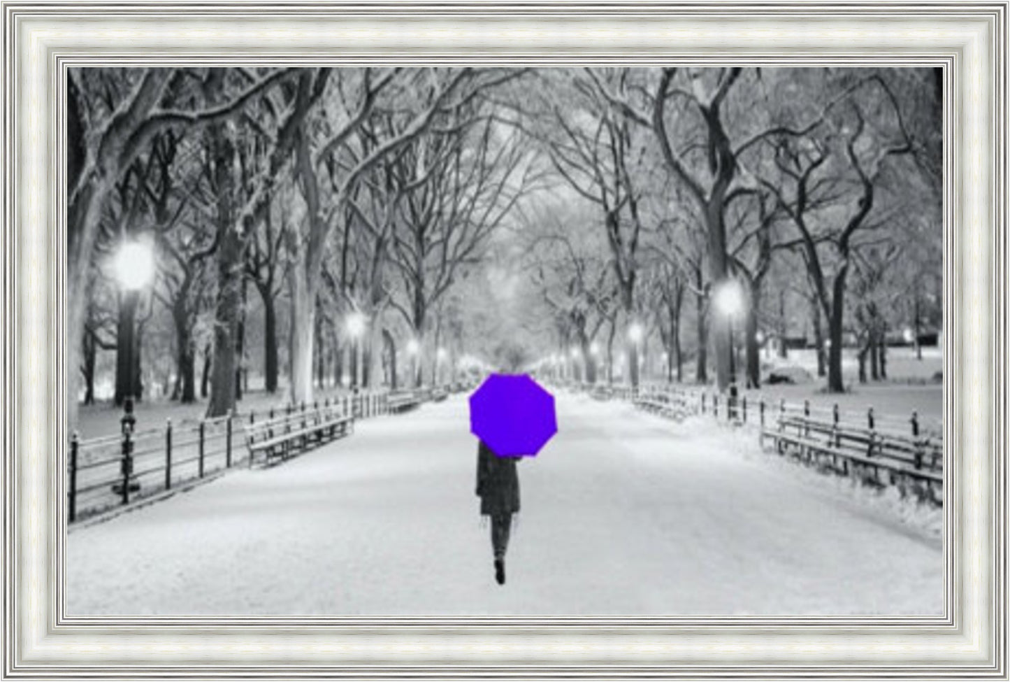 Thinking Of You Purple - Slim Frame