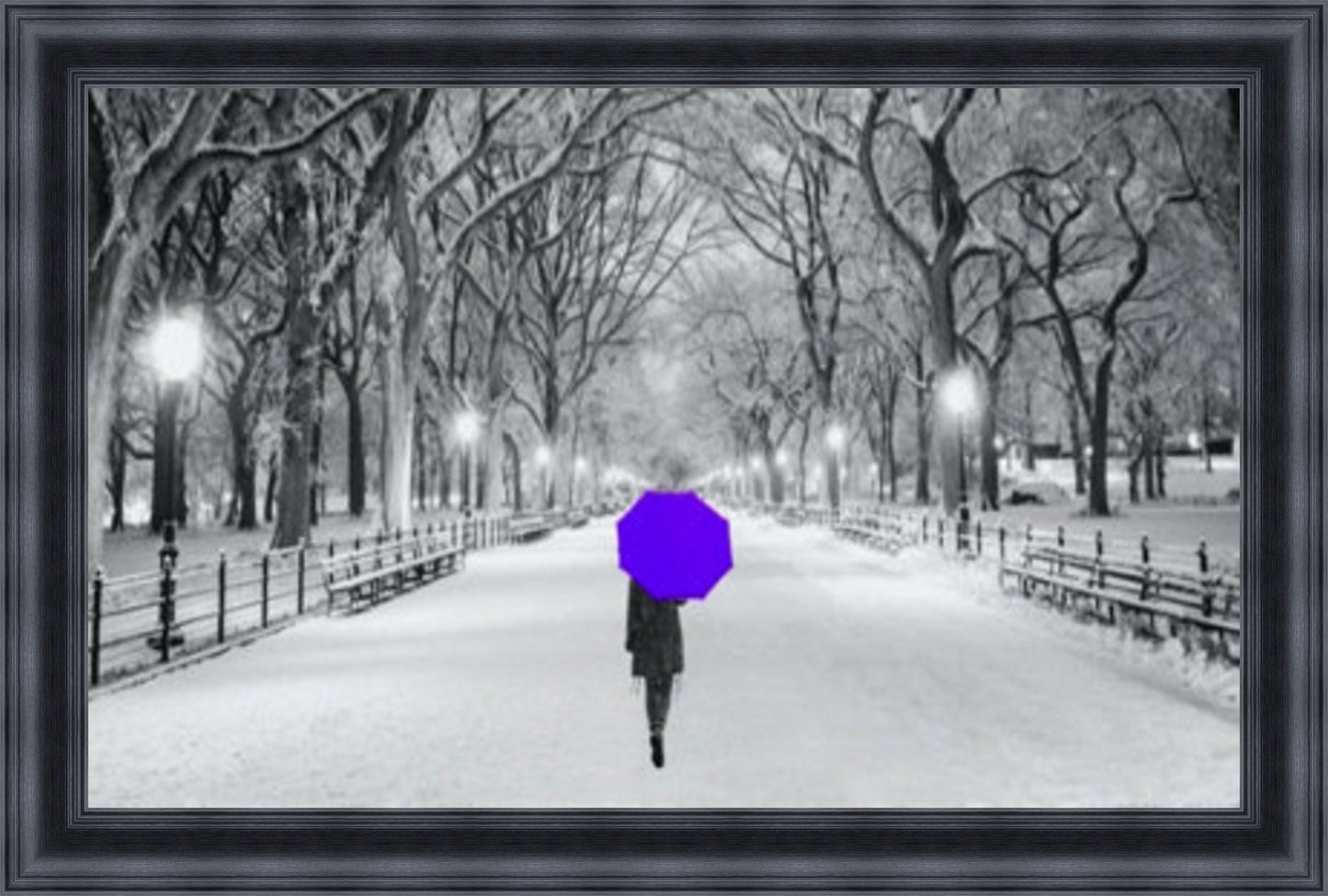 Thinking Of You Purple - Slim Frame