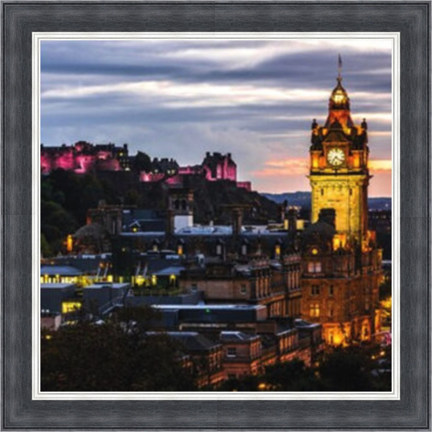 Twilight Over Edinburgh - Slim Frame