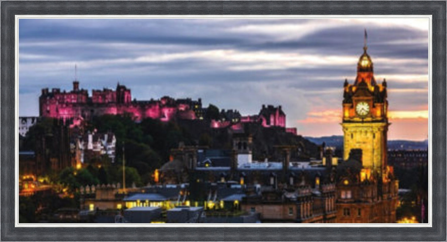 Twilight Over Edinburgh - Slim Frame
