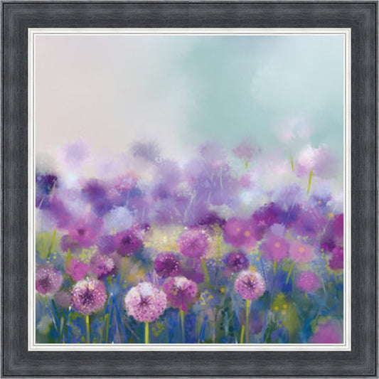 Purple Field of Daffodils - Slim Frame