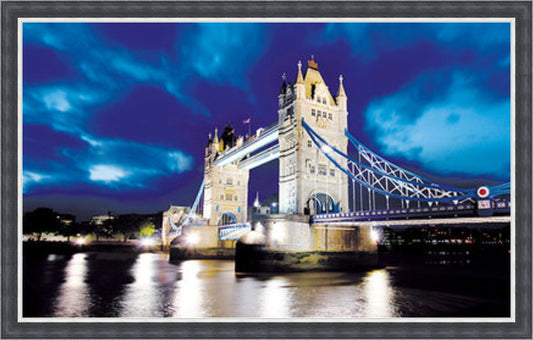 Tower Bridge at Night Liquid Art