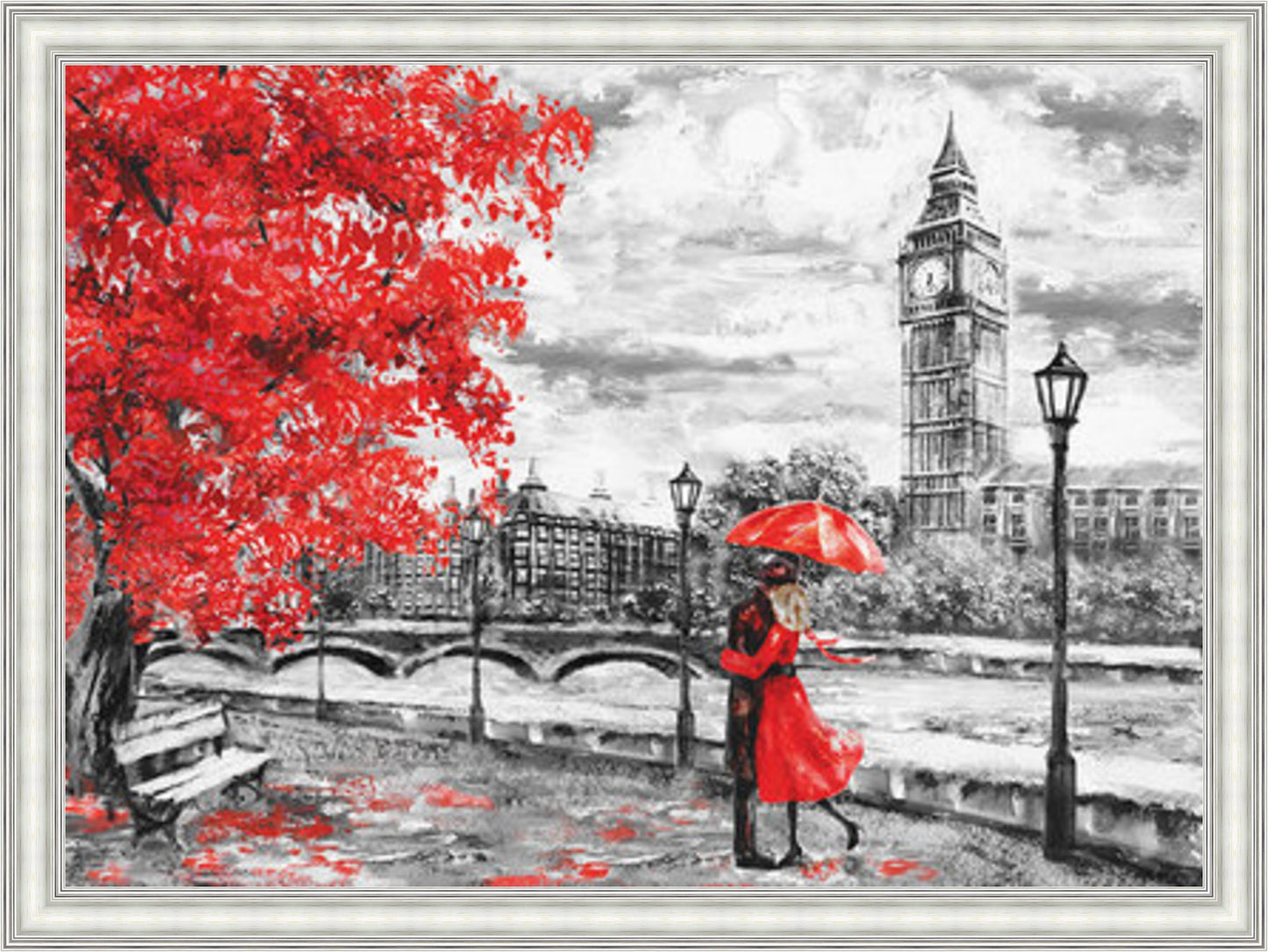 Romance on River Thames - Slim Frame