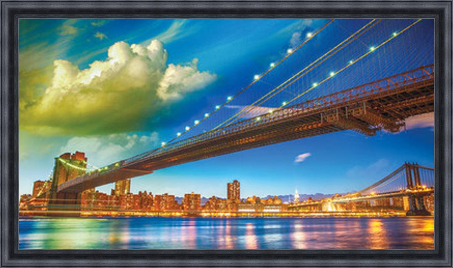 The Pulaski Bridge, New York - Slim Frame