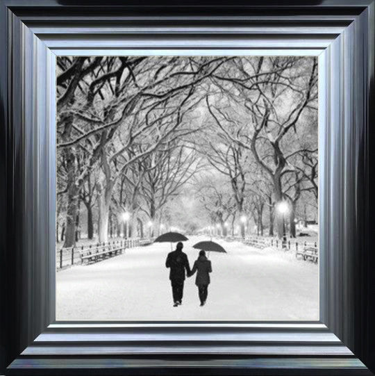 Romantic Stroll - Black and White
