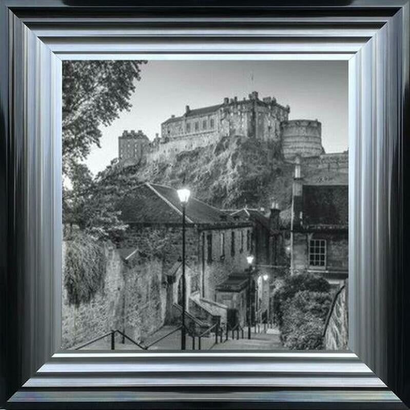 Edinburgh Castle - Black and White