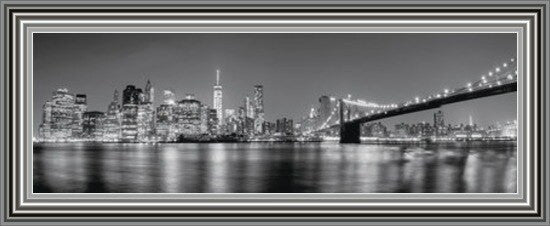 Manhattan Lights - Black and White