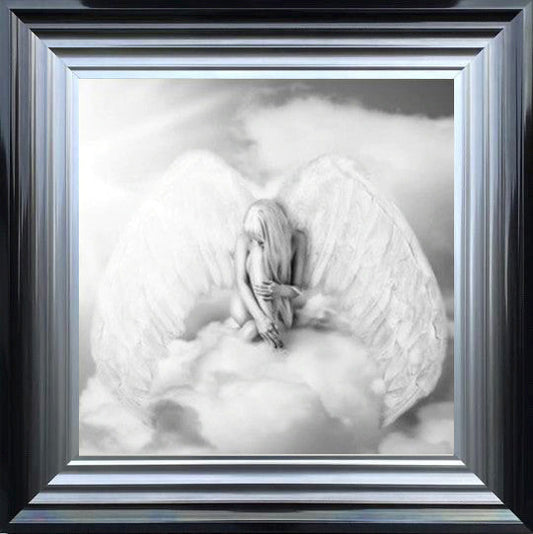 Angels Embrace - Black and White