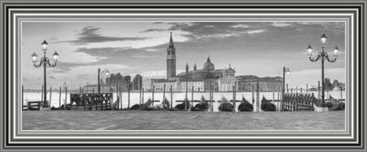 Sunrise in Venice - Black and White