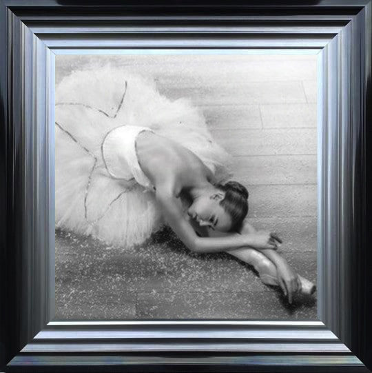 Ballerina Pose - Black and White