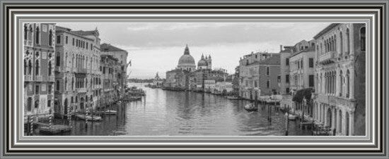 Twilight in Venice - Black and White