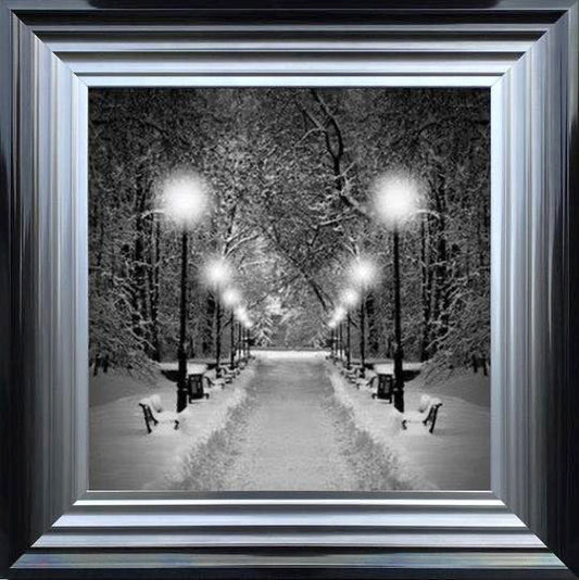 Winters Eve - Black and White